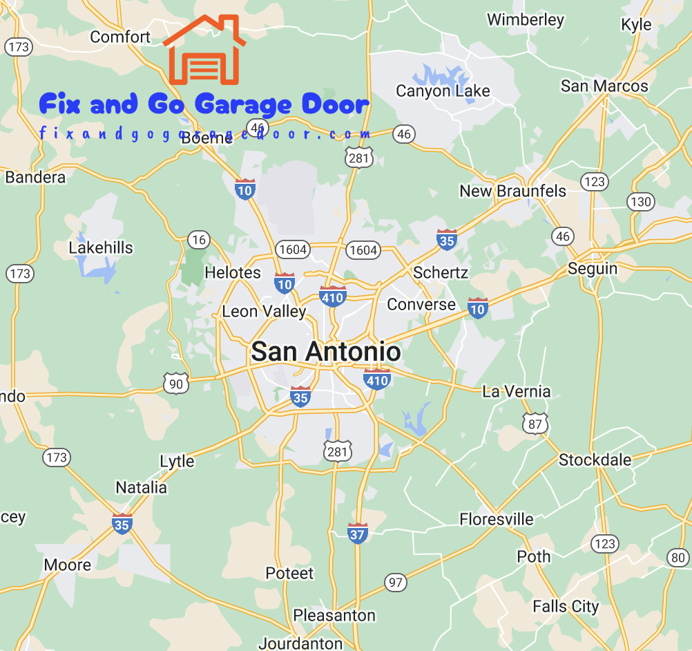 fixandgogaragedoor.com_san_antonio_area_map